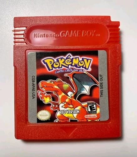 Pokémon Red Nintendo Game Boy Tested Excellent