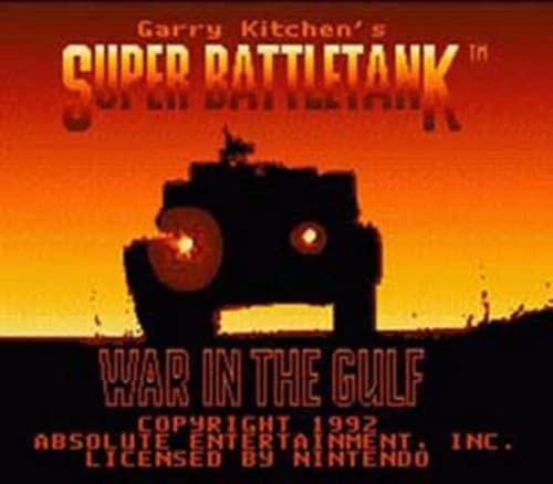 Super Battletank - SNES Super Nintendo Game