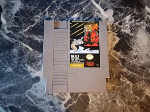 Romance of the Three Kingdoms Nintendo NES Authentic Tested Contacts Cleaned