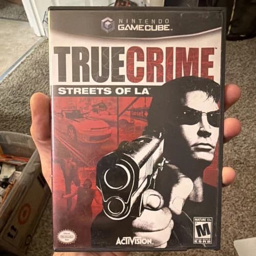 True Crime Streets of LA (Nintendo GameCube 2003) w/ Manual, CIB, Pristine Disc