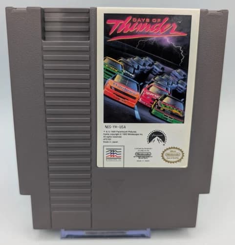 Days of Thunder (Nintendo Entertainment System, 1990) - Authentic - Tested