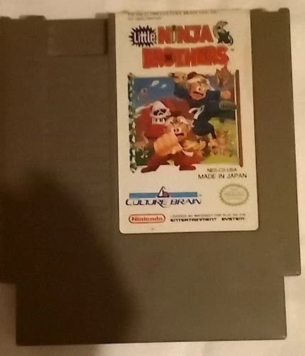 Little Ninja Brothers original NES game cartridge only