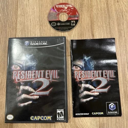 Resident Evil 2 Nintendo GameCube 2003 Complete in Box (CIB) TESTED