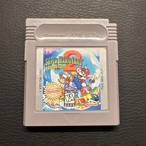 Super Mario Land 2: 6 Golden Coins Nintendo Gameboy 1992 Tested & Works