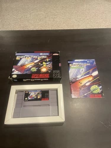 Super Earth Defense Force (SNES) Super Nintendo CIB Jaleco