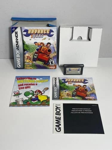 Advance Wars Nintendo Game Boy Advance Complete Very Good Authentic Tested
