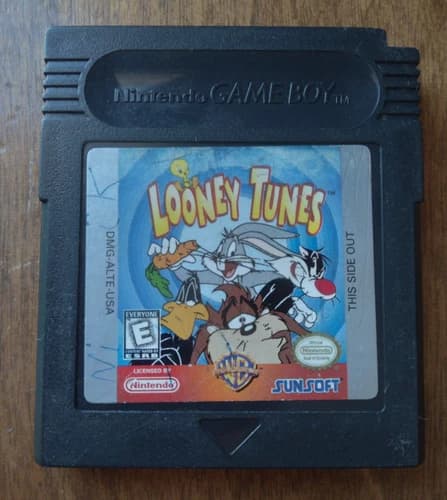 Looney Tunes Nintendo Game Boy Color 1999 Cartridge Authentic Tested Sunsoft GBC