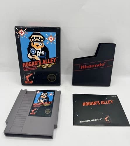 Hogan's Alley (Nintendo, NES 1985) Complete CIB Nice Condition