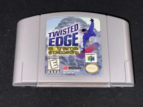 Twisted Edge Extreme Snowboarding (Nintendo 64) Cleaned Tested Authentic N64