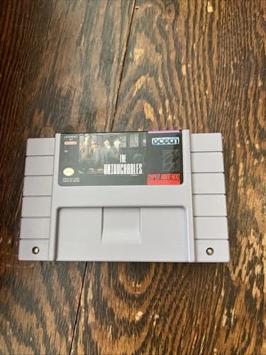 The Untouchables Super Nintendo Ocean SNES Original Authentic Game Cartridge