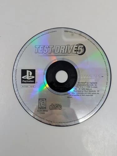 Test Drive 5 (Sony PlayStation 1 PS1, 1998) - Disc Only