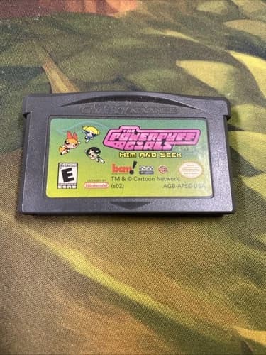Powerpuff Girls Him and Seek GBA Game Boy Advance Authentic Tested