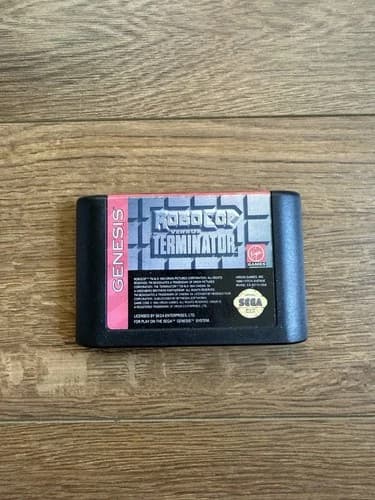 (RI4) RoboCop vs. The Terminator (Sega Genesis, 1993) Cartridge Only Fast Ship