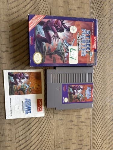 Street Fighter 2010: The Final Fight (Nintendo NES, 1990) Complete in Box. Testd