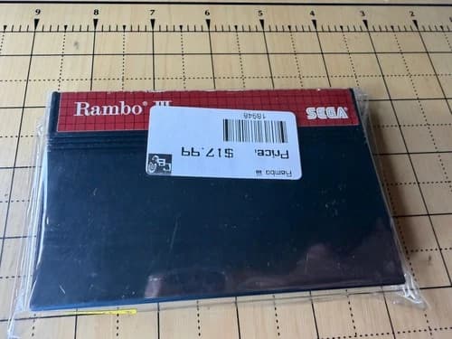 Rambo 3 - Sega Master System Super Minty Clean Variant
