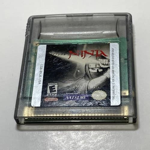 Return of the Ninja (Nintendo Game Boy Color GBC, 2001 Natsume) Authentic TESTED