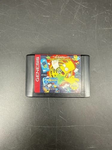 The Simpsons Bart's Nightmare Sega Genesis 1993 Cartridge Only