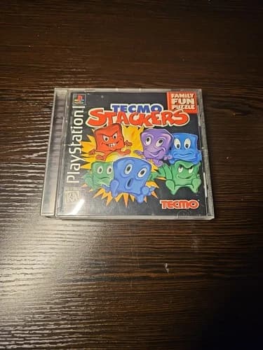 Tecmo Stackers PlayStation 1 PS1 Complete CIB TESTED
