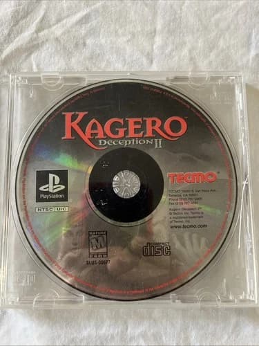 Kagero: Deception 2 Playstation PS1 Disc Only