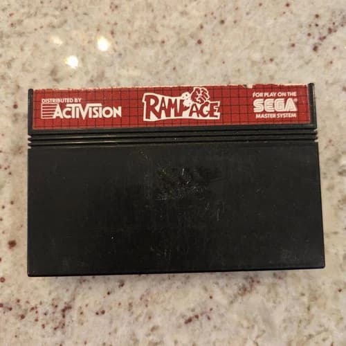 Rampage Sega Master Cart Only!