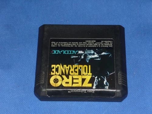 ZERO TOLERANCE (SEGA GENESIS, 1994) CARTRIDGE ONLY