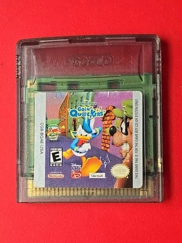 Donald Duck: Goin' Quackers Game Boy Color Nintendo GBC Disney Cleaned Tested