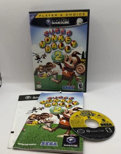 Super Monkey Ball 2 (Nintendo GameCube, 2002) Tested Working Complete