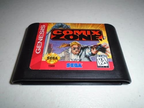 Comix Zone (Comic book style game!) ☆☆ (Sega Genesis) game cart only