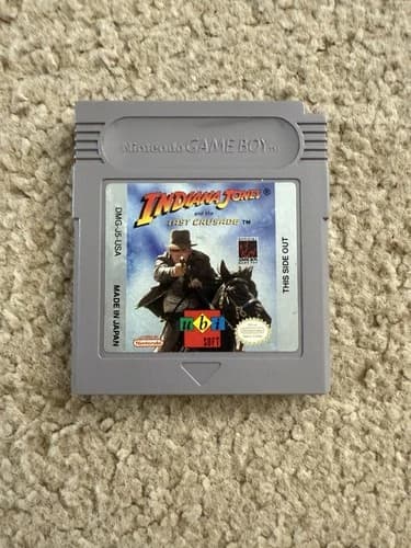 Indiana Jones and the Last Crusade (Nintendo Game Boy, 1994) “Tested” EXCELLENT