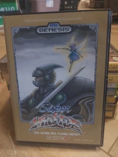 Super Hydlide Sega Genesis CIB Complete Tested & Working Great game!