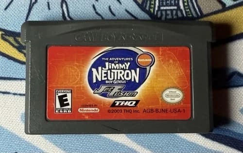 Adventures of Jimmy Neutron Boy Genius Jet Fusion (Nintendo Game Boy Advance)