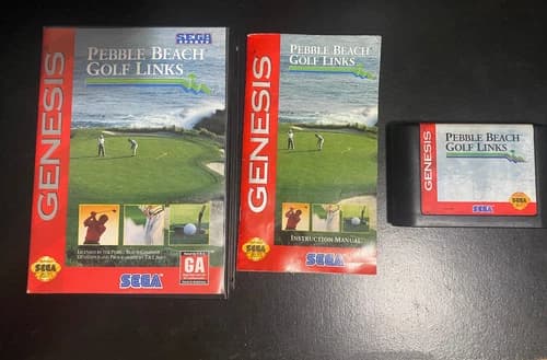 Pebble Beach Golf Links - Sega Genesis - Sega - Good Condition