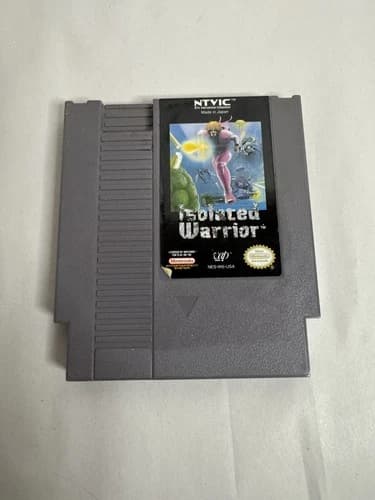 ISOLATED WARRIOR for Nintendo NES - Tested and working well!