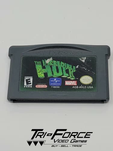 Incredible Hulk (Nintendo Game Boy Advance, 2003) GBA cart only Free shipping