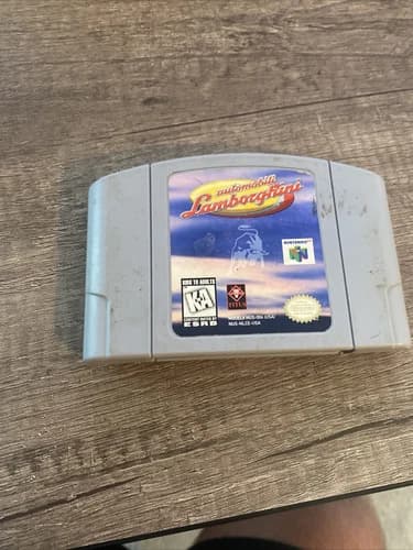 Automobili Lamborghini (Nintendo 64, 1997) N64 Authentic Cartridge Only Tested