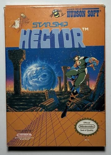 Starship Hector Nintendo NES - CIB Complete 1987 - TESTED-