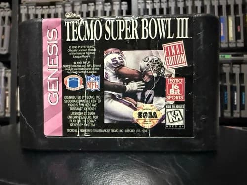 Tecmo Super Bowl III: Final Edition (Sega Genesis, 1995) 3