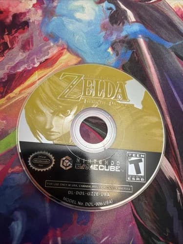 Legend of Zelda: Twilight Princess Nintendo GameCube, 2006 Disc Only No Scratch
