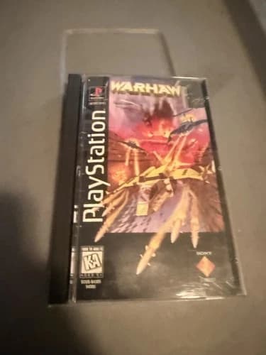 Warhawk Authentic Sony PlayStation 1 PS1 Game w/Long Box Complete CIB 1995 rb12