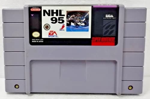 NHL 95 SNES Nintendo SNES (1994) Authentic Cartage Only