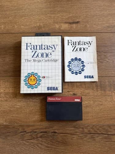 Sega Master System Fantasy Zone Complete in Box CIB Tested