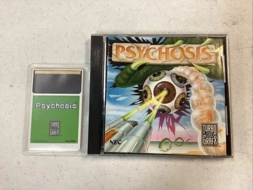 Psychosis (TurboGrafx-16, 1990) CIB Manual Tested