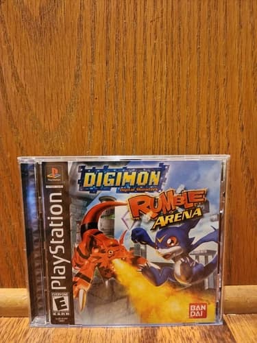 Digimon Rumble Arena | Sony PlayStation 1 PS1 2002 | w/ Reg Card Complete Tested