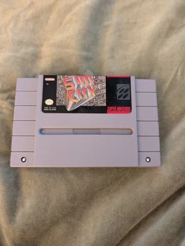 SIM City Super Nintendo SNES Authentic Game Cartridge Tested Working