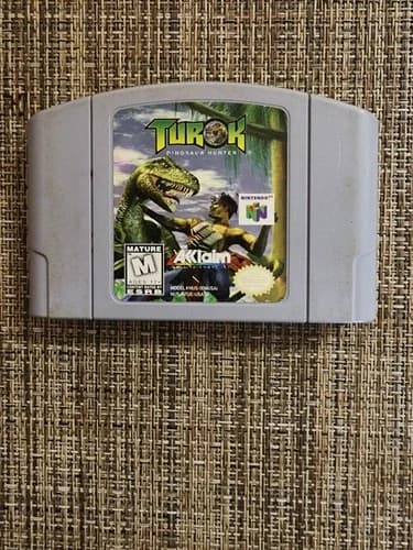 Turok: Dinosaur Hunter 1997 Nintendo 64 N64 Authentic Cartridge Only Pre-Owned