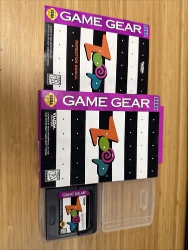 ZOOP - Sega Genesis Game, Complete in Box CIB, Tested/Working