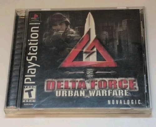 Delta Force Urban Warfare Playstation 1 PS1 CIB W/Registration Card Tested