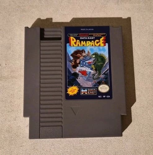 Nintendo Entertainment System NES 1985 Rampage Game