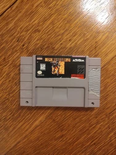 MechWarrior 3050 (Nintendo SNES, 1995) Game Only | Tested | Authentic