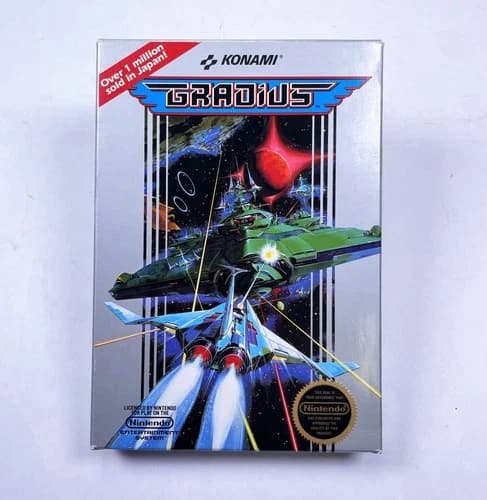 Gradius NES Nintendo Game 1986 Konami CIB Five Screw Variant